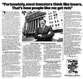 Julian M. Snyder (Investment Ad)