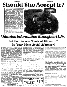 Lillian Eichler Watson (Book Advertising)